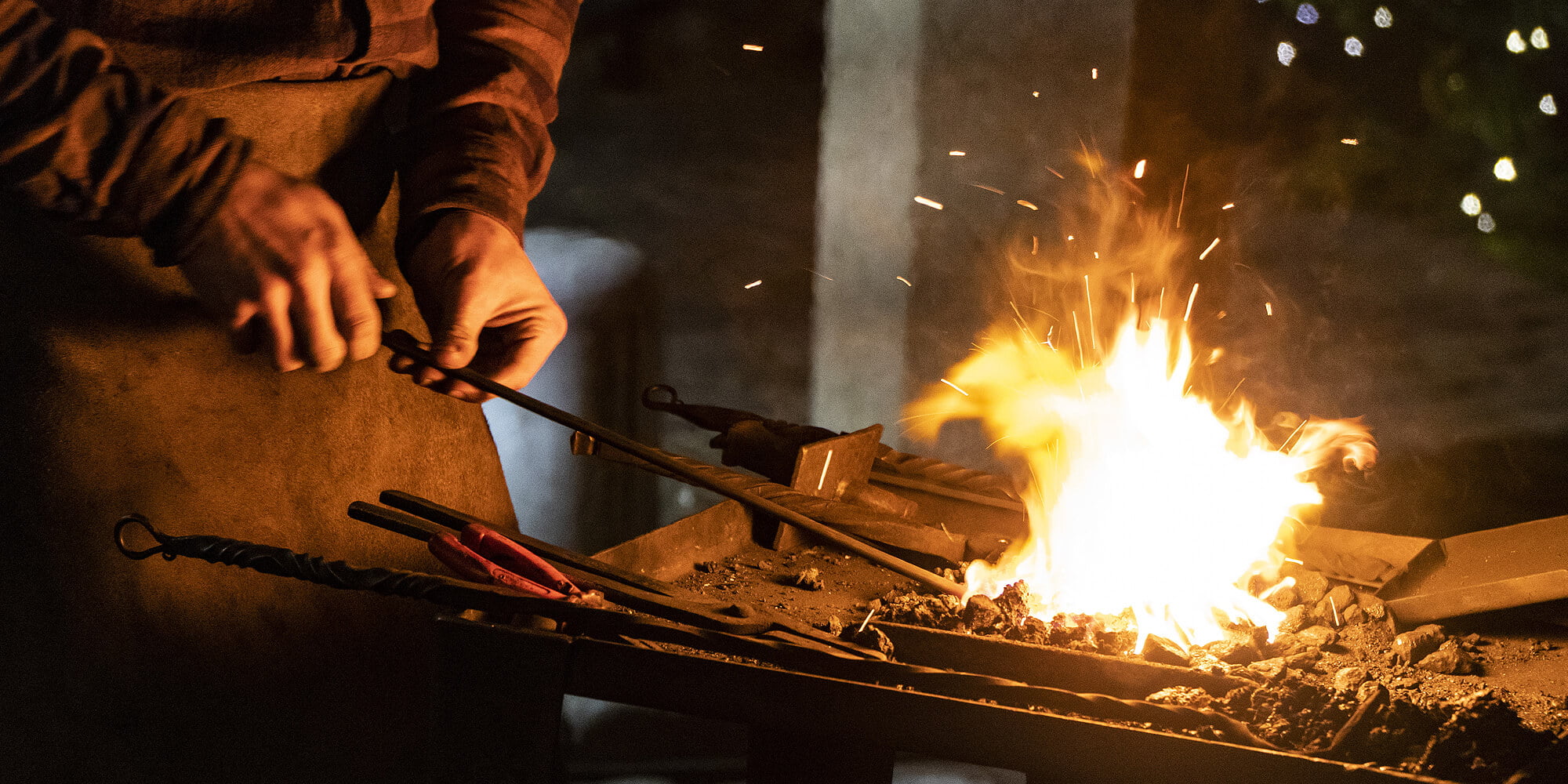 Blacksmith working equipment