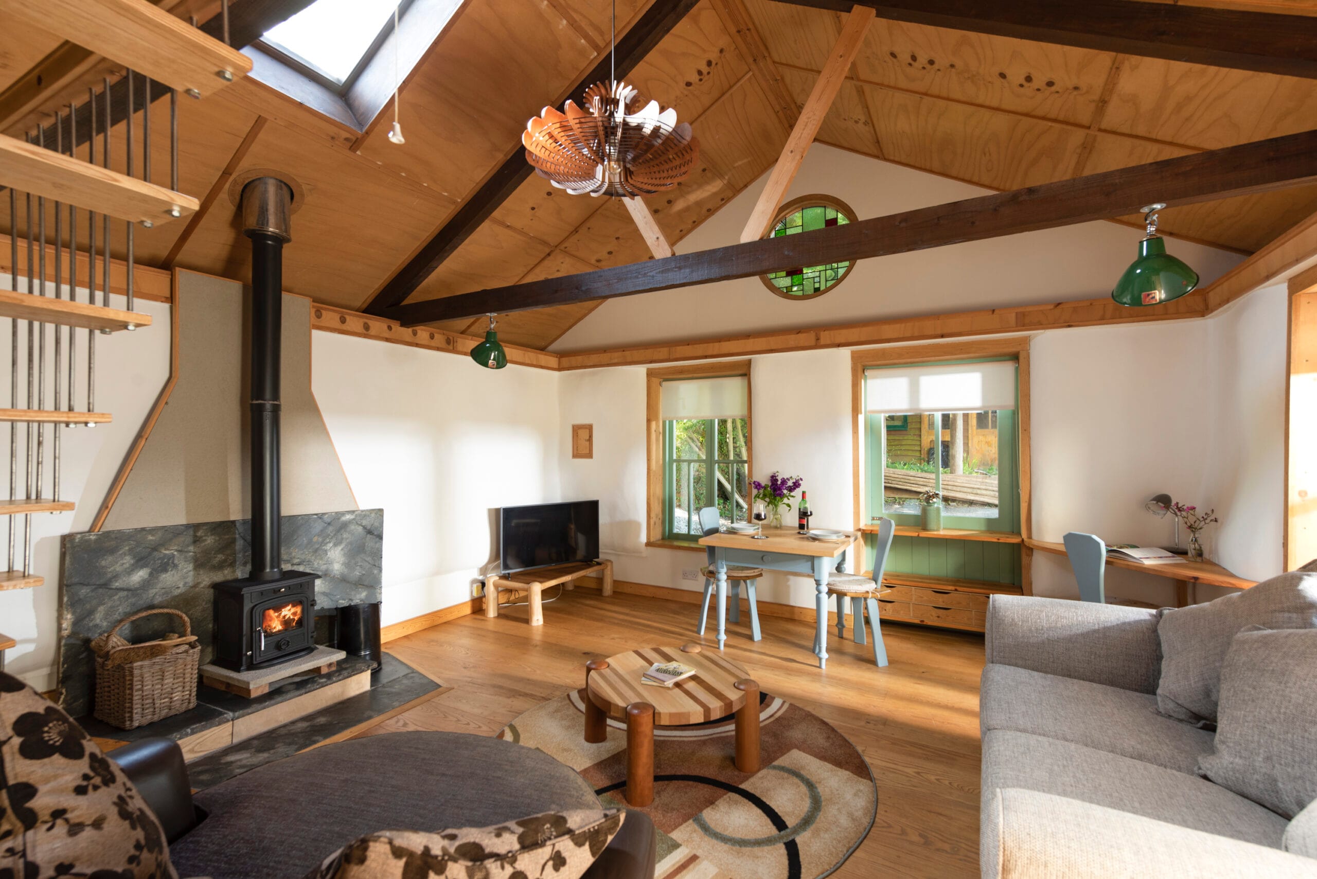 Straw Cottage living room at Old Pound Smithy